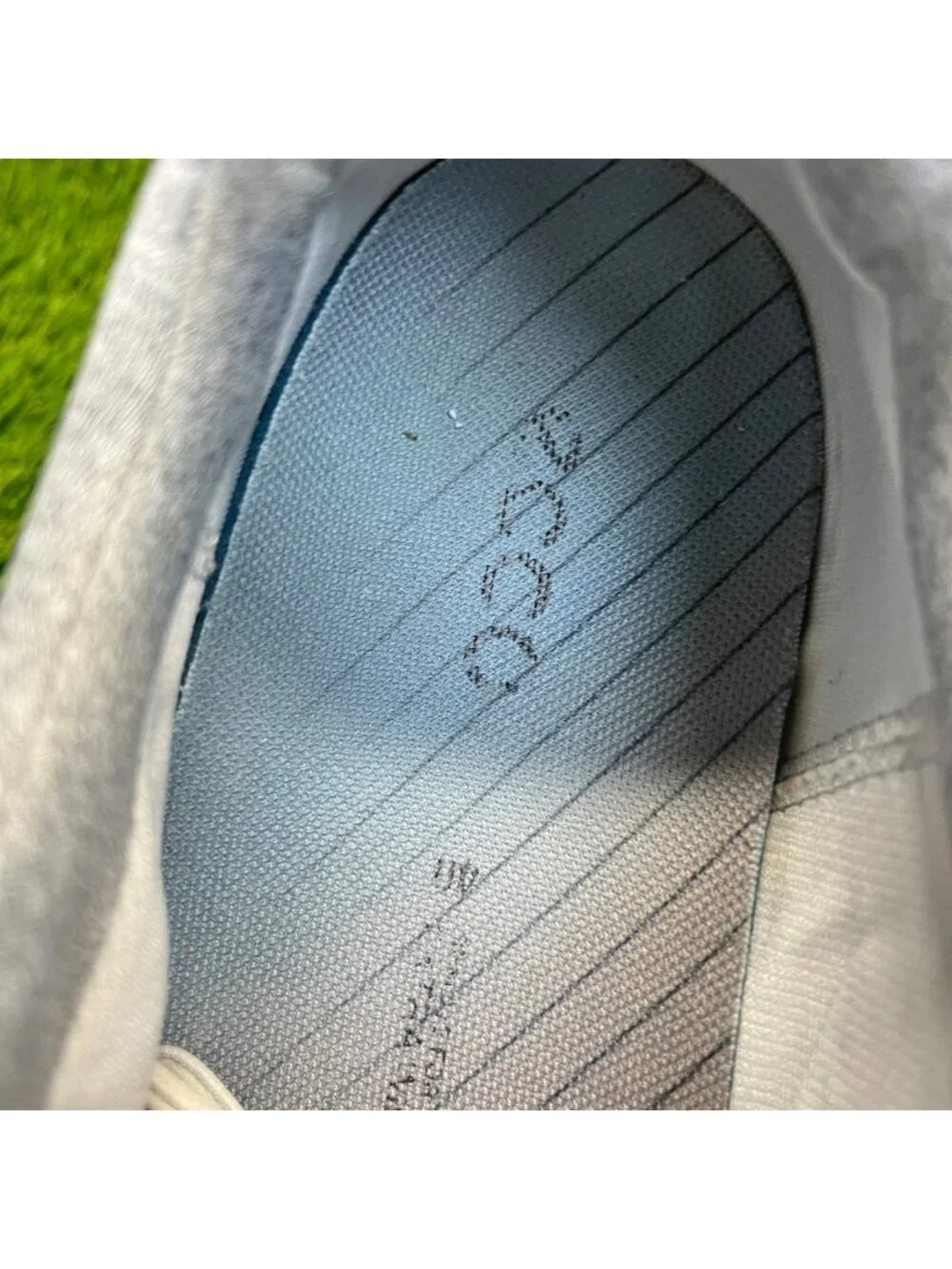 Ecco Golf S-Three Gore-Tex Womens Size 9 Gray Blue Athletic Golf Spikeless Shoes